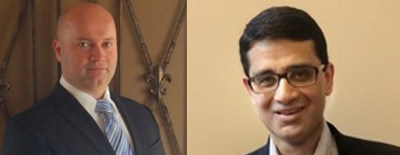 Peterson Santos (L) and Sanjay Sood (R), were recently named as COO and CFO of Caliber Car Wash respectively.
