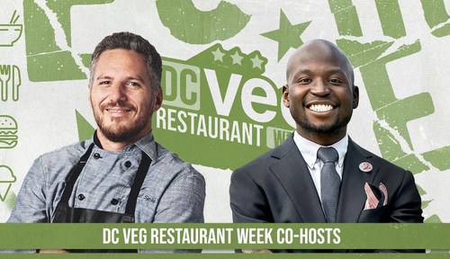 Celebrity Chef Spike Mendelsohn and Oye Owolewa Co-Host DC’s first DC Veg Restaurant Week May 7-14