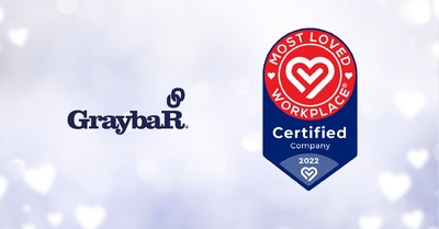 Graybar has been certified as a Most Loved Workplace.