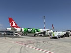 Aeronave da Turkish Airlines com tema de sustentabilidade está no céu