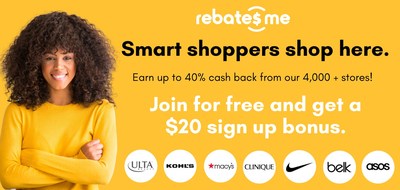 Rebatesme.com is among the top cash back sites offering coupons, discounts, and cash back from over 4,000 online stores.