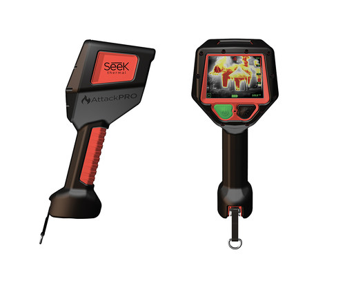 Seek AttackPRO™ – the new decision-making thermal imaging camera for firefighting captains and commanding officers. AttackPRO combines a high-resolution 320 x 240 thermal sensor with enhanced clarity and detailed colorization in a robust, heat-resistant housing.