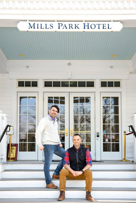 Alex Price (left) and Ryan Aubin - The new owners of Mills Park Hotel in Yellow Springs, Ohio.