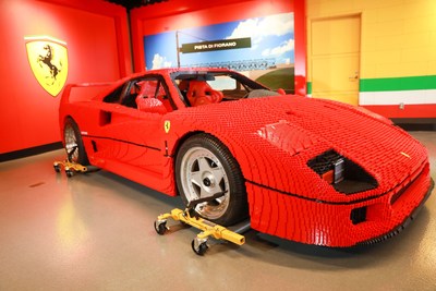 LEGO Ferrari Build and Race at LEGOLAND California Resort to feature first-ever life-size F40 LEGO Model!