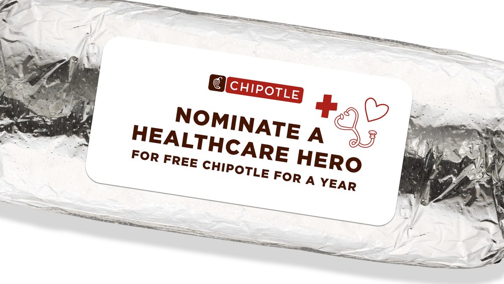 CHIPOTLE RECOGNIZES HEALTHCARE HEROES WITH MORE THAN 1 MILLION IN FREE