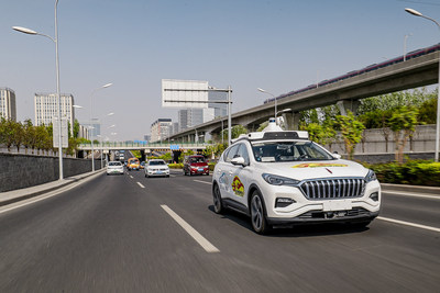 Baidu Apollo Autonomous Driving Car on Open Roads in Beijing