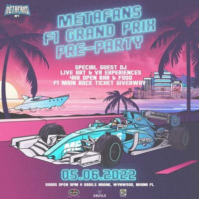 MetaFans NFT Project is Hosting a Big Race Pre-Party, Friday, May 6