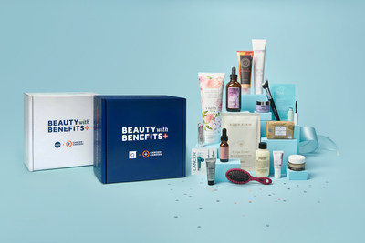 Beauty with Benefits features more than 50 leading brands. A minimum of 70% of the purchase price of donated merchandise benefits Cancer and Careers. As an added incentive for shoppers, QVC and HSN are offering a special Gift with Purchase, a box of 10 beauty items with a minimum value of $180.