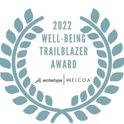 2022 Well-Being Trailblazer Award (PRNewsfoto/Archetype)