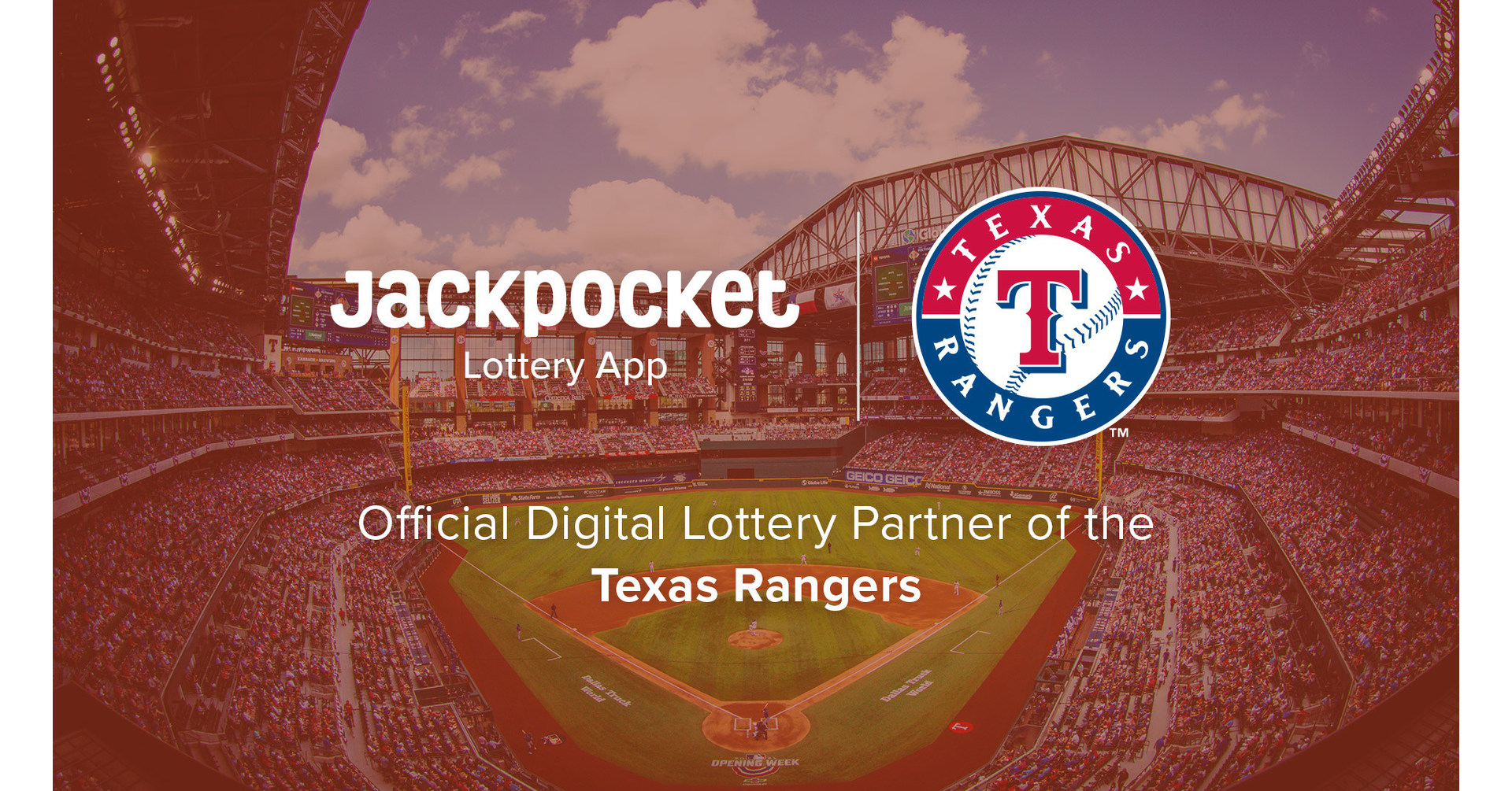 Jackpocket Named Official Digital Lottery Partner of the Texas Rangers