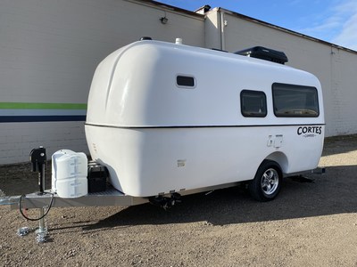 Cortes Campers are manufactured from high performance fiberglass composites, core materials, and marine gelcoats making this the perfect 4-season camper.