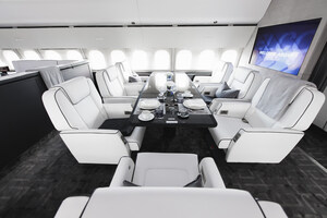 VIP Completions Unveils Ultimate Private Jet Refurbishment in Customized Boeing 767 VIP