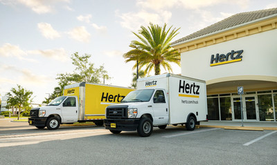 Box trucks available at Hertz