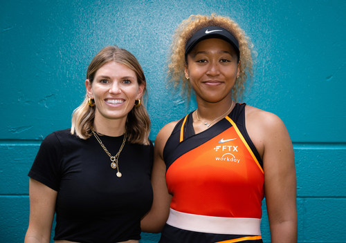 Modern Health Founder and CEO Alyson Watson (Left) and professional tennis player Naomi Osaka (Right) ahead of their partnership