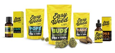 Phytocann's brand lineup currently consists of multiple brands, including Easy Weed: https://easyweedcbd.com (CNW Group/Halo Collective Inc.)