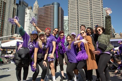 Participants at PurpleStride NYC on Saturday, April 30, 2022.
