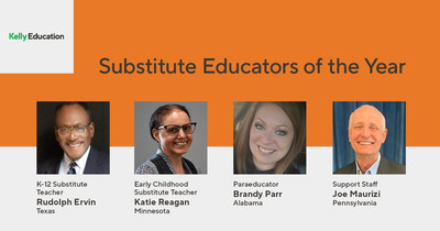 2022 Kelly Education Substitute Educators of the Year