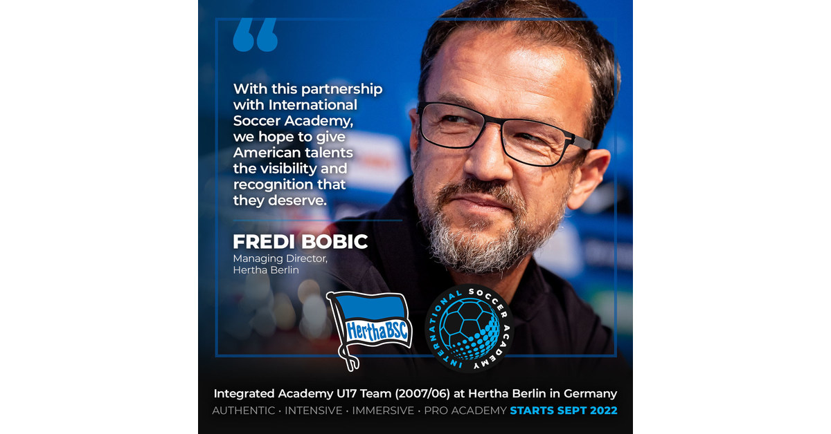 International Soccer Academy and Hertha Berlin Partner to Increase Access to Amazing Youth Soccer Opportunities in Germany