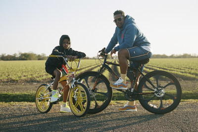 Sneakerhead Reggie Ward and his son Tyler hanging out in Lafayette, Louisiana. </p>
<p>photo credit: Sebastian Ruiz