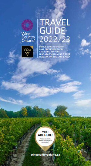 Plan an escape to wine country with Wine Country Ontario's 2022/23 Travel Guide