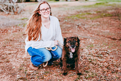 When Sarah was studying to be a veterinarian at Louisiana State University, Petco Love and Blue Buffalo Pet Cancer Treatment Fund helped cover the cost of Angel's cancer treatment.