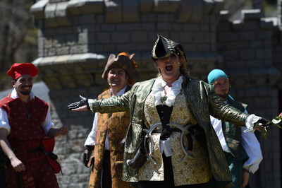 Opening Day at Kingdom Faire. Queen Briganta and her Pirate Captains. Photographer Deborah Grosmark