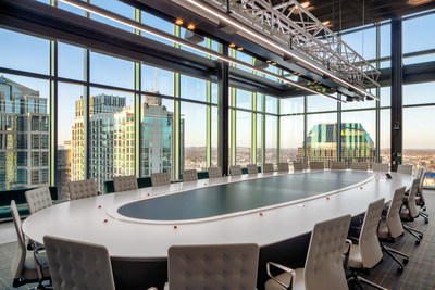 The 24th Floor executive board room includes state-of-the-art audio and visual capabilities.