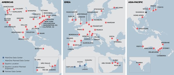 Global Reach of Platform Equinix with Expanded Chilean and Peruvian Operations