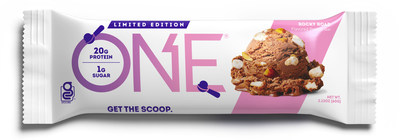 ONE Brands is launching its ice cream-inspired Rocky Road flavored protein bar available today and for a limited time.