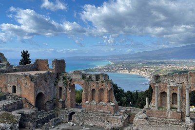 During the all-new Adventures by Disney Sicily itinerary, guests will experience ancient Greek and Roman wonders, including visits to the famed Valley of Temples, Villa Romana del Casale, Neapolis Archaeological Park and Taormina’s Teatro Greco. (Adventures by Disney)
