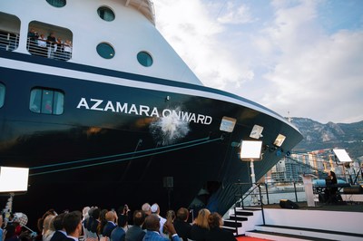 Azamara Onward Naming Ceremony in Monte Carlo.