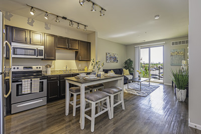 A view of the interior of one of the apartment homes at Album Quail Springs in Oklahoma City.