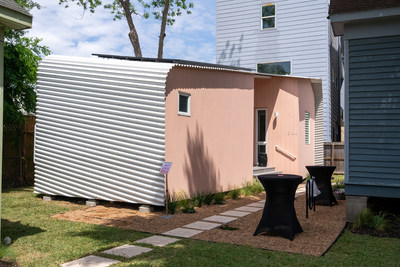 Completed Accessory Dwelling Unit powered by rooftop solar PV and SolarEdge's Energy Bank. This image was captured by Rice University.