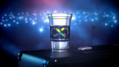 Ball Aluminum Cup inspired by Coldplay's Music Of The Spheres World Tour