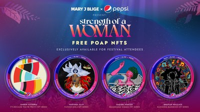 As part of the Strength of a Woman Festival, Pepsi is partnering with cutting edge Web3 female artists to bring all festival attendees collectible custom NFTs.