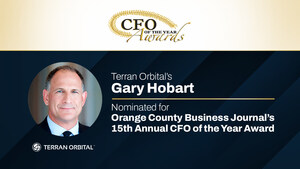 Terran Orbital's Gary Hobart Nominated for Orange County Business Journal's 15th Annual CFO of the Year Award