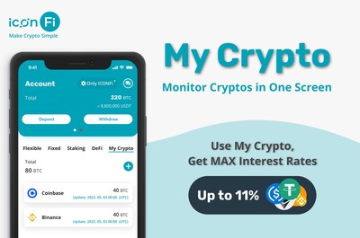 My Crypto – Do not miss the chance to receive the Maximum interest rates on your crypto assets