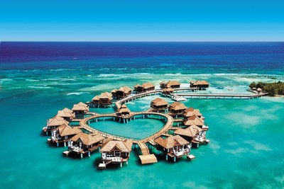 Over-the-Water Bungalows at Sandals Royal Caribbean