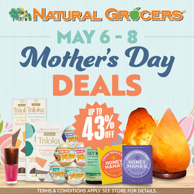Special Mother's Day Deals from Natural Grocers: up to 43% off!