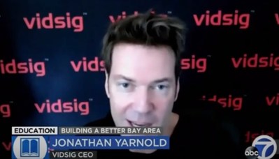 VIDSIG CEO Jonathan Yarnold Recently on ABC News
