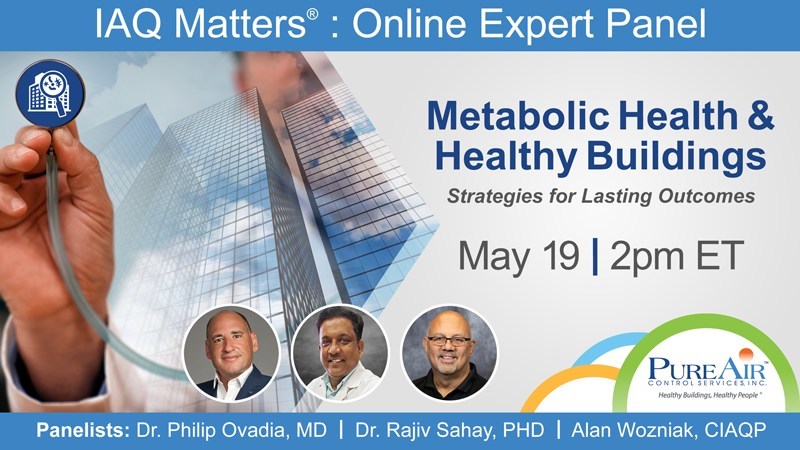 Health & IAQ Expert Panel to Discuss the Importance of Baseline Conditions for Better Health - Vimarsana News