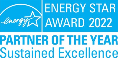 ENERGY STAR Partner of the Year Award 2022 Sustained Excellence