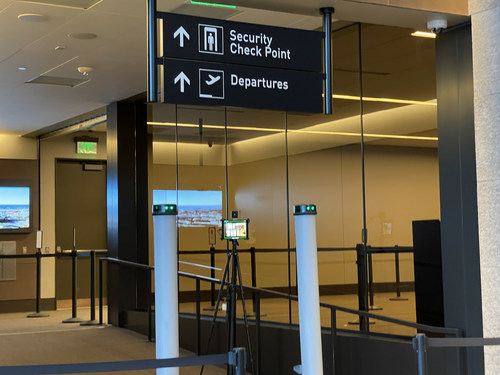 Airport Walk Through Metal Detector in Seattle