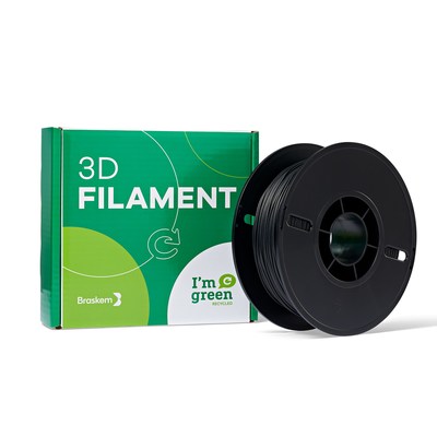 Recycled Polyolefin Filament with Carbon Fiber