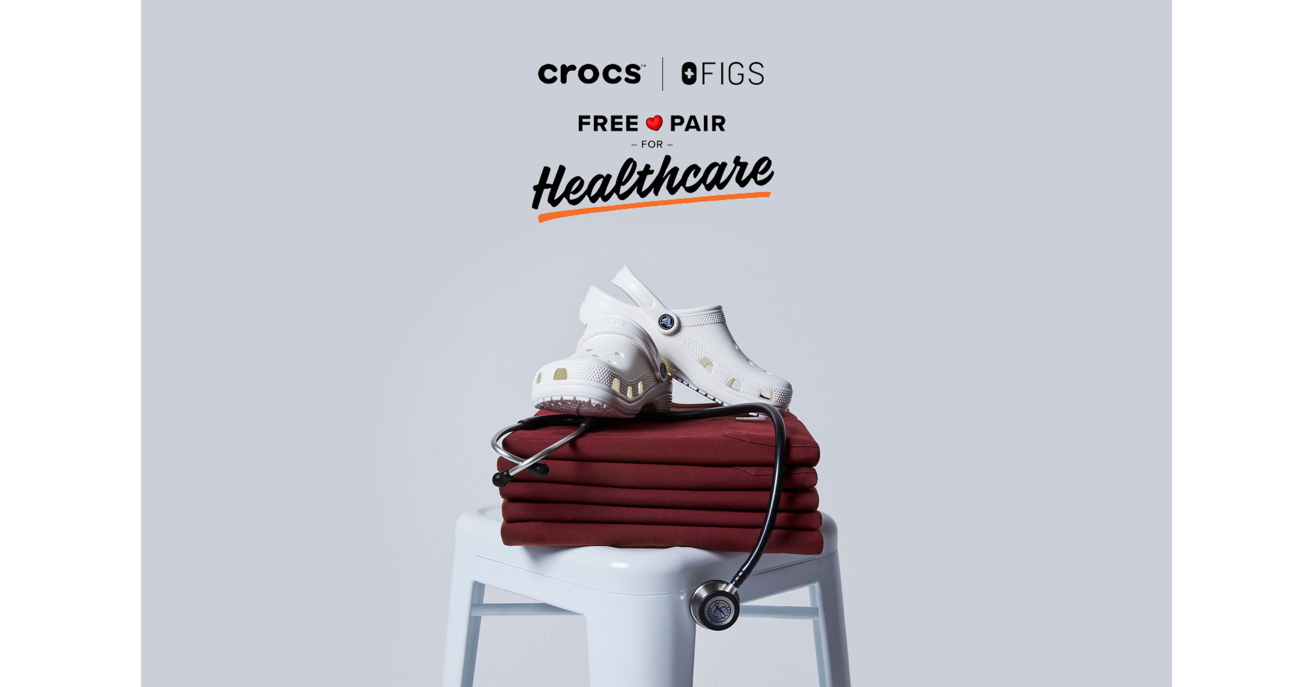 Crocs & Healthcare Apparel Brand Socio de FIGS por tercer año del