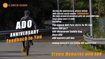 First Anniversary of ADO Ebike - Cross Your City WeeklyReviewer