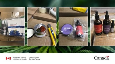 L'ASFC rappelle aux Canadiens les lois sur le cannabis  la frontire (Groupe CNW/Agence des services frontaliers du Canada)