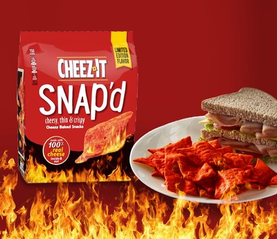 CHEEZ-IT® TURNS UP THE LUNCHTIME HEAT WITH NEW CHEEZ-IT® SNAP’D SCORCHIN’ HOT CHEDDAR