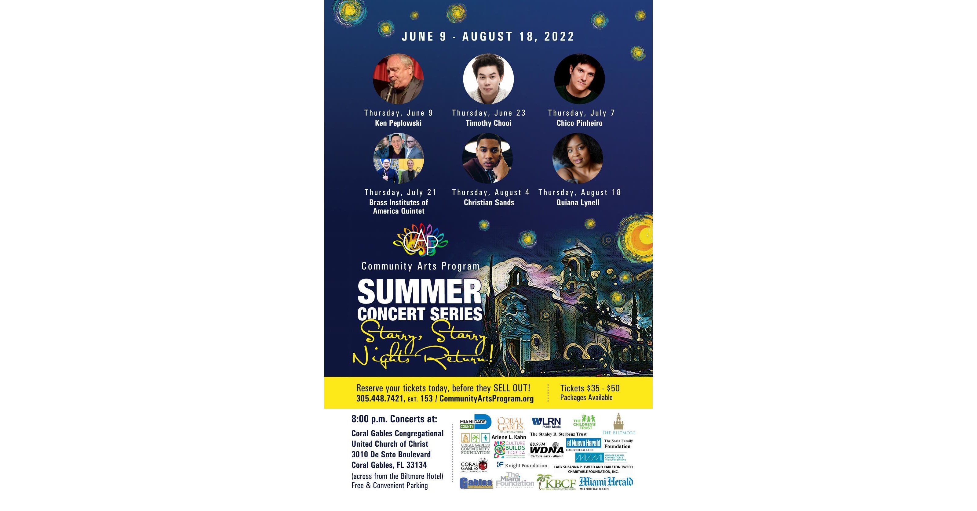 Following Two Years of Virtual Broadcasts, The Community Arts Program ...