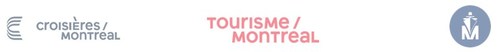 Logos du Croisières Montréal, Tourisme Montréal, et Port de Montréal (Groupe CNW/Tourisme Montréal)